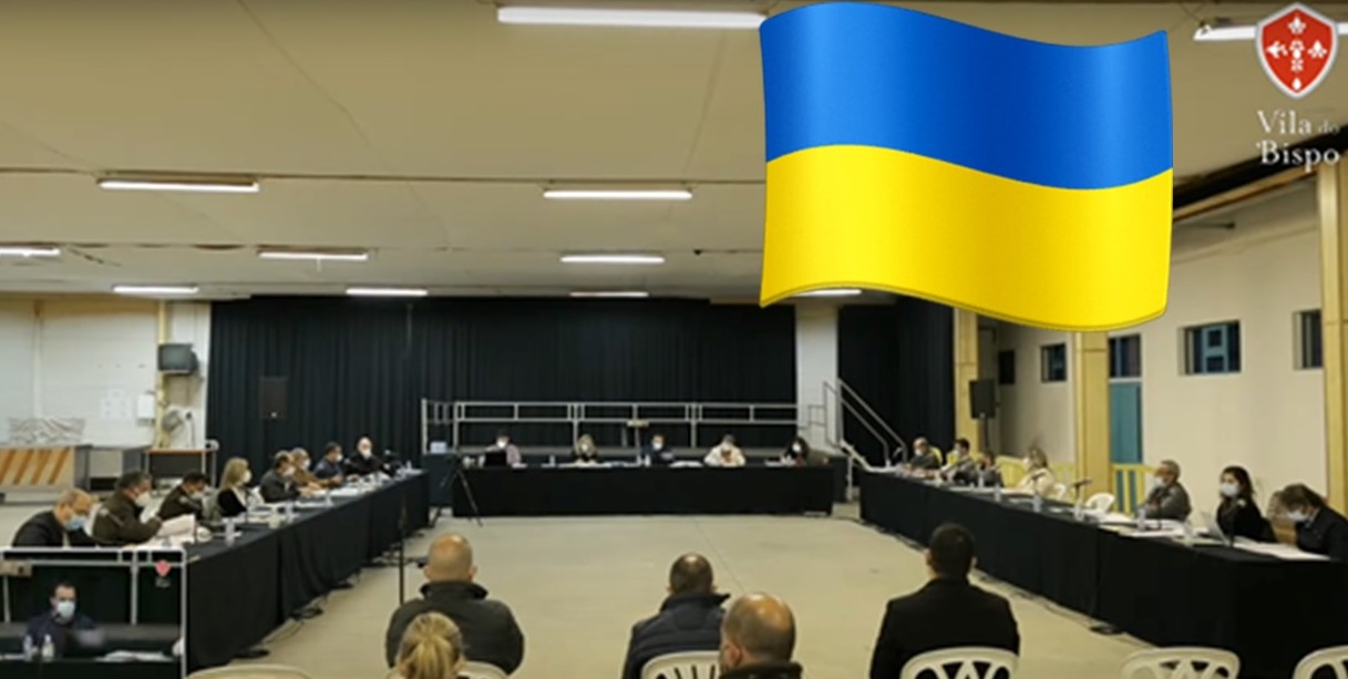 “Vila do Bispo solidária com o povo ucraniano”: Moção da Assembleia Municipal de Vila do Bispo