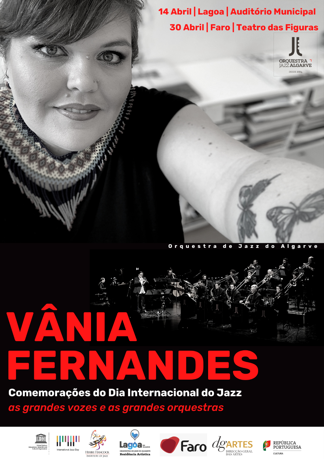 Vânia Fernandes e a Orquestra de Jazz do Algarve